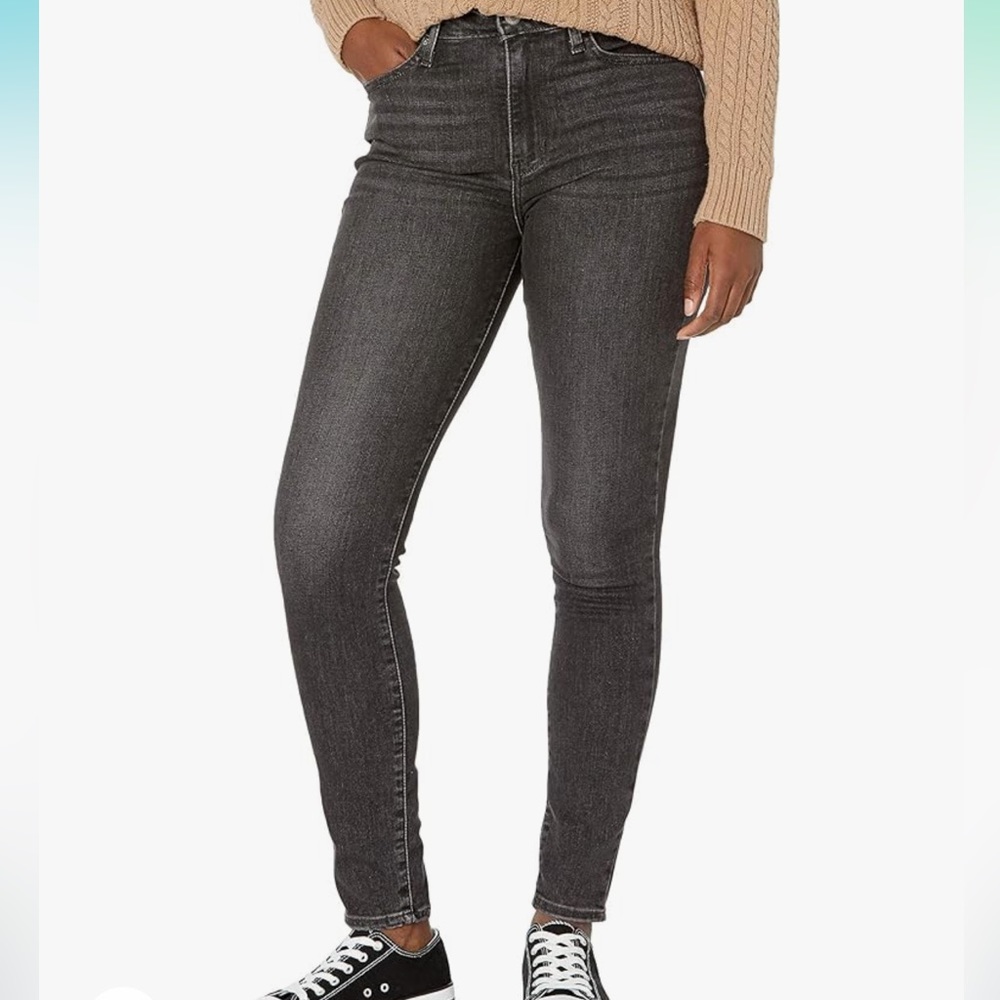 Levi Black/Grey 720 highrise Skinny